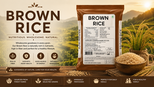 Brown Rice/ High Nutrients and Fiber / Low GI