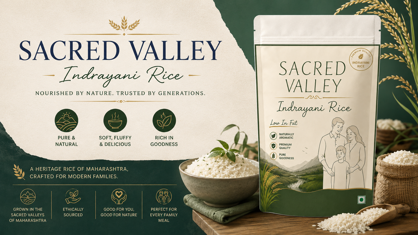 Indrayani Rice From Maharashtra/ Full of Fiber and Nutrients/ Naturally Aromatic