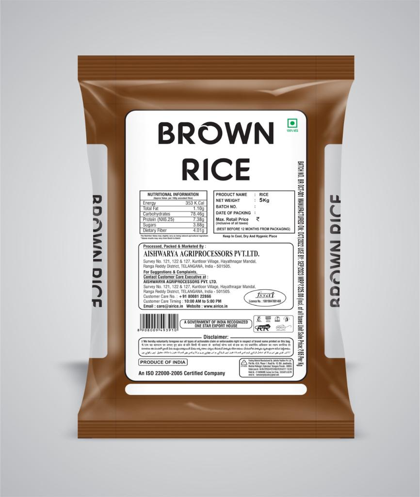 Brown Rice/ High Nutrients and Fiber / Low GI