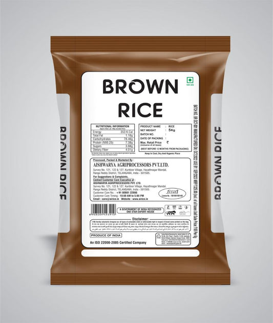 Brown Rice/ High Nutrients and Fiber / Low GI