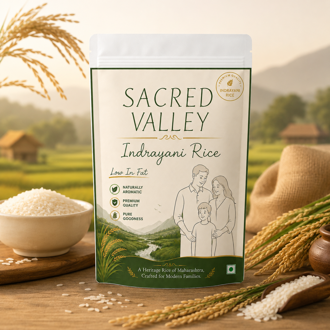 Indrayani Rice From Maharashtra/ Full of Fiber and Nutrients/ Naturally Aromatic
