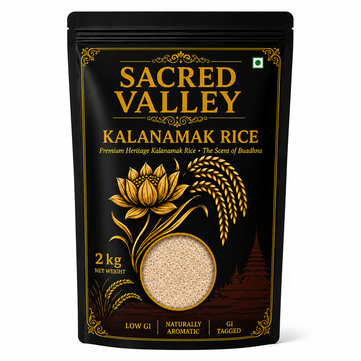 Kalanamak Rice from Gorakhpur/ Low GI /Naturally Aromatic and Full of Nutrients