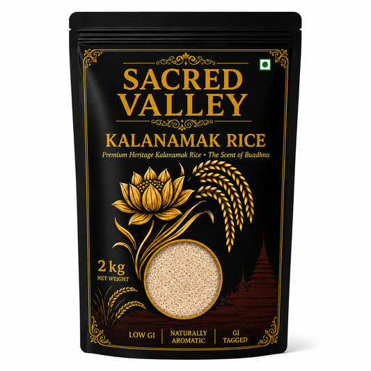 Kalanamak Rice from Gorakhpur/ Low GI /Naturally Aromatic and Full of Nutrients