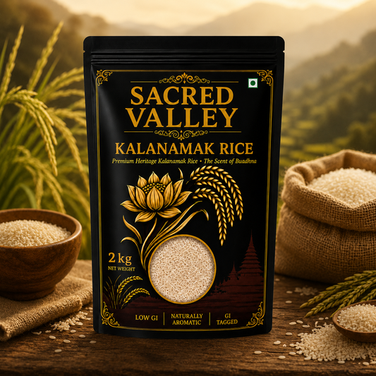 Kalanamak Rice from Gorakhpur/ Low GI /Naturally Aromatic and Full of Nutrients