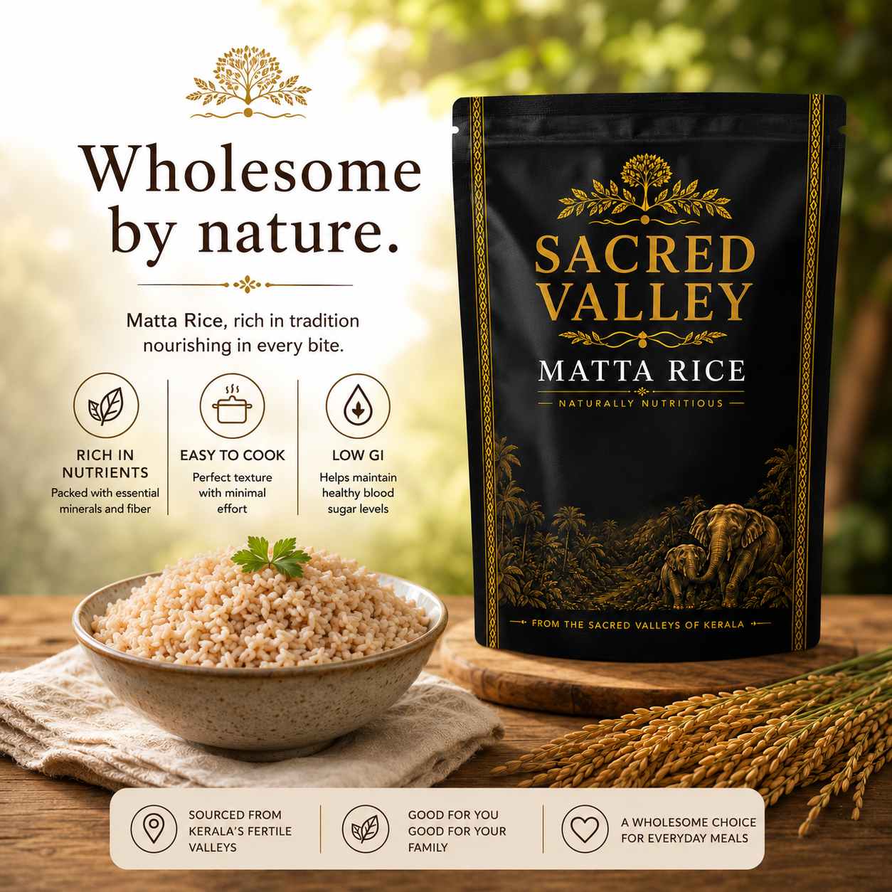 Matta Rice/ Low GI/ Full Nutrients and Fiber